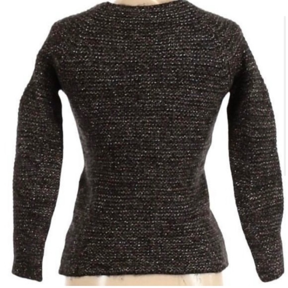 Maje Metallic Wool Blend Sweater - Picture 2 of 4